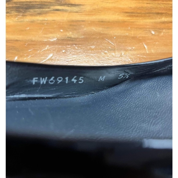 Stuart Weitzman Black Slingback Platform Wedge Heels Size 5.5 - Picture 9 of 9